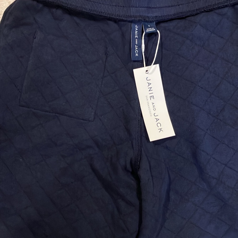 NWT- Matching Quilted Jogger Set by Janie & Jack (Bundle & Save) Size 7 - Picture 13 of 13
